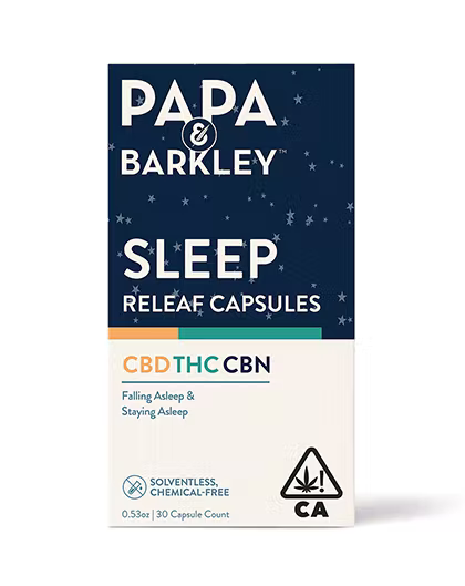 SLEEP RELEAF CAPSULES [CBD: THC: CBN] 30PK
