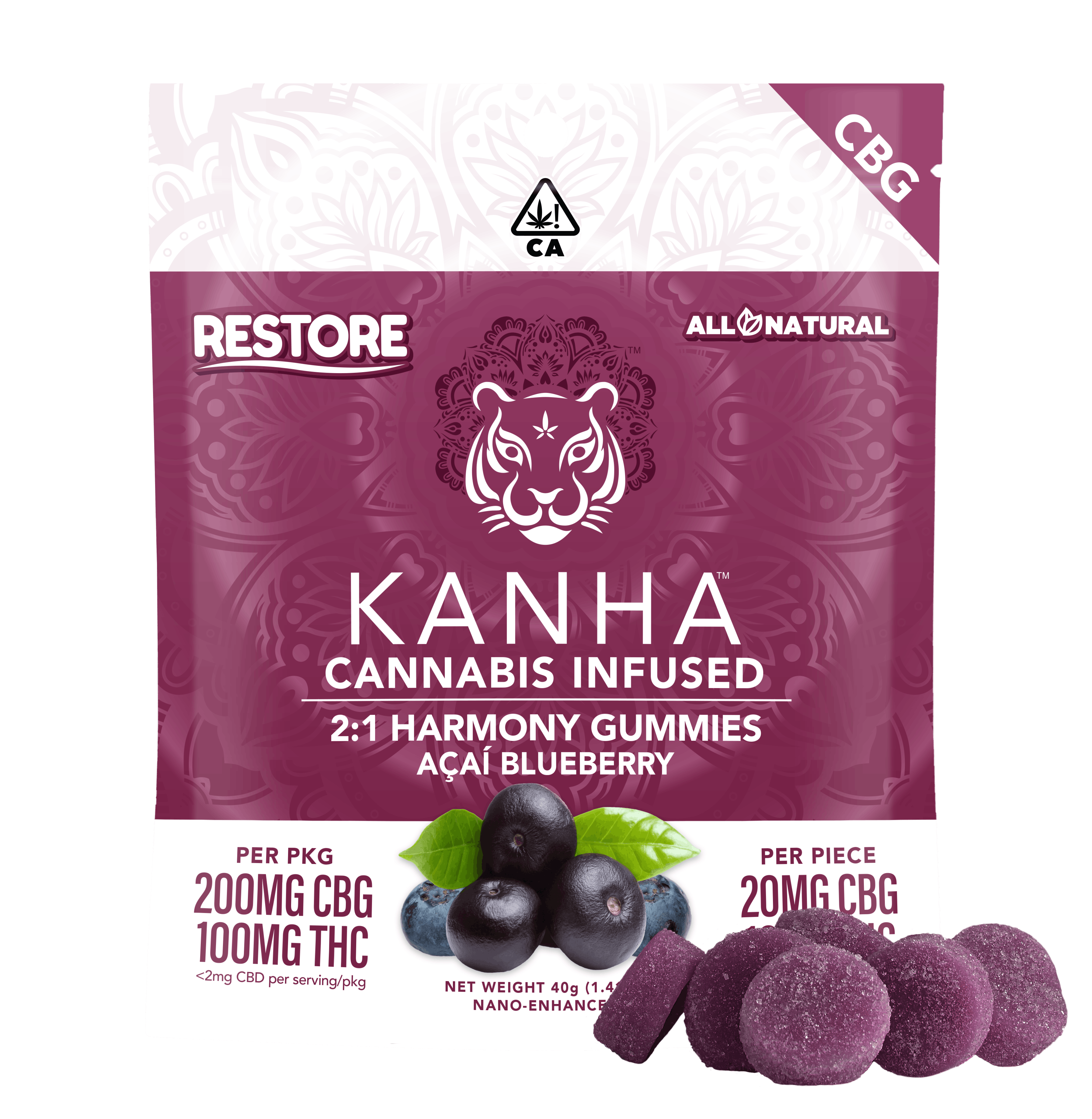 ACAI BLUEBERRY [2:1] CBG RICH
