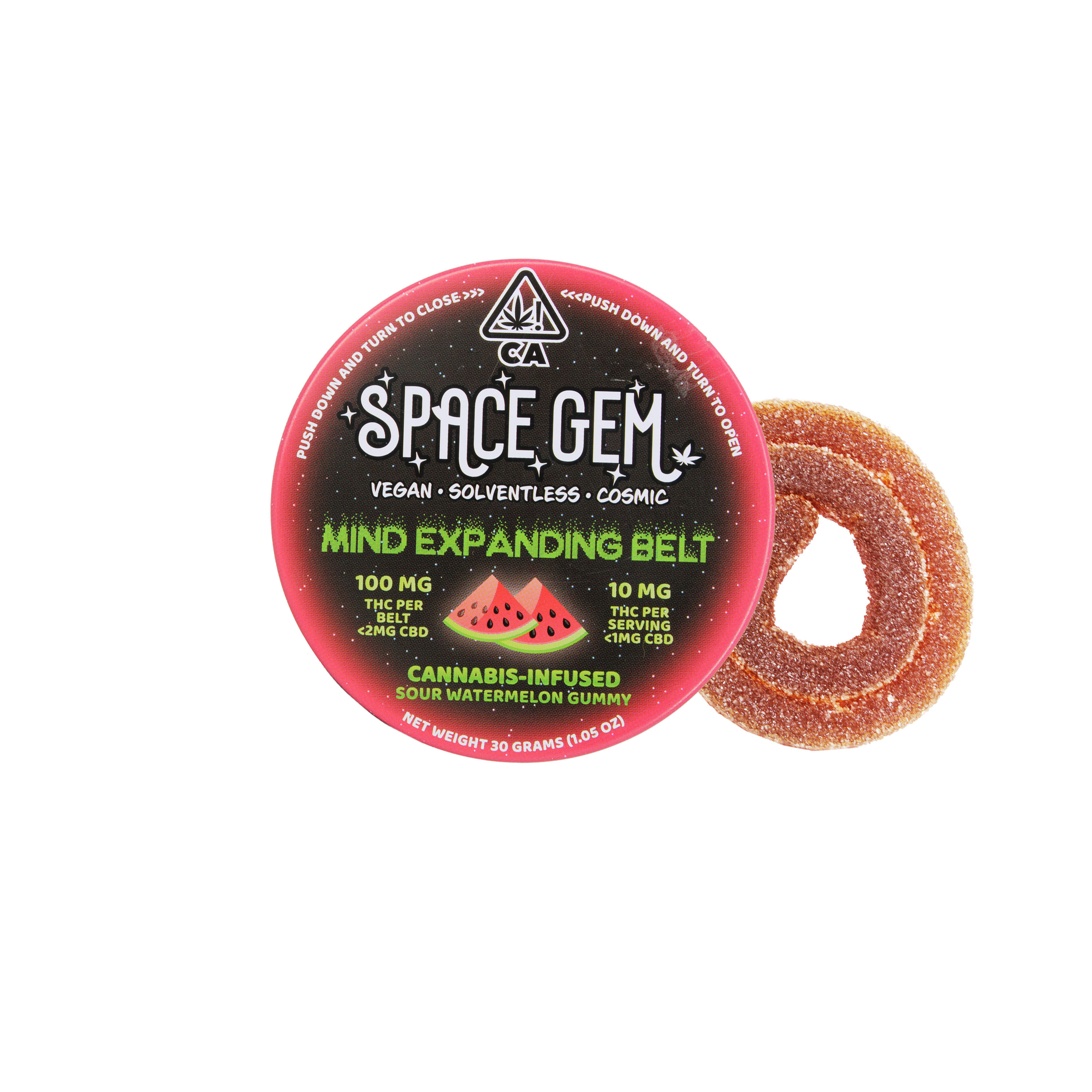 SOUR WATERMELON BELT [SOLVENTLESS] VEGAN